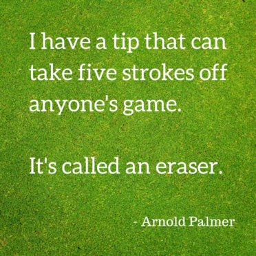 Arnold Palmer golf quote