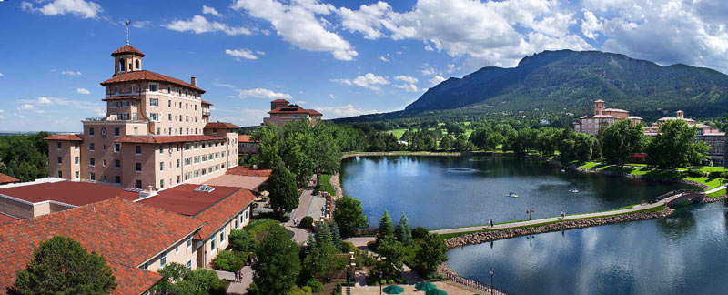 Panoramic View of the Broadmoor
