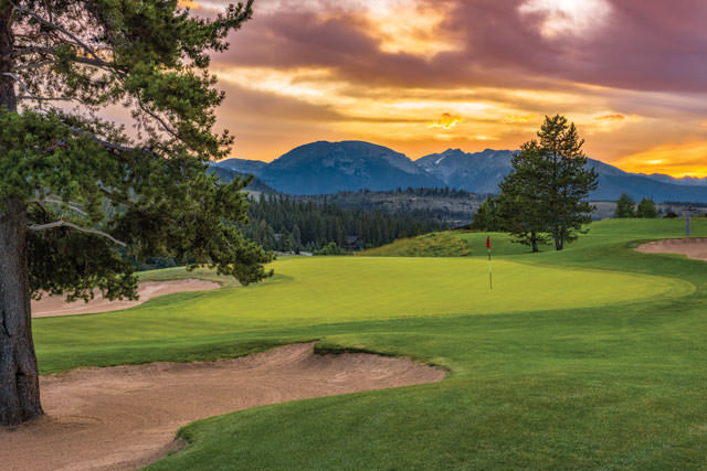 Keystone Ranch 3rd Hole Sunset