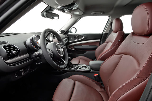 The interior of the Clubman