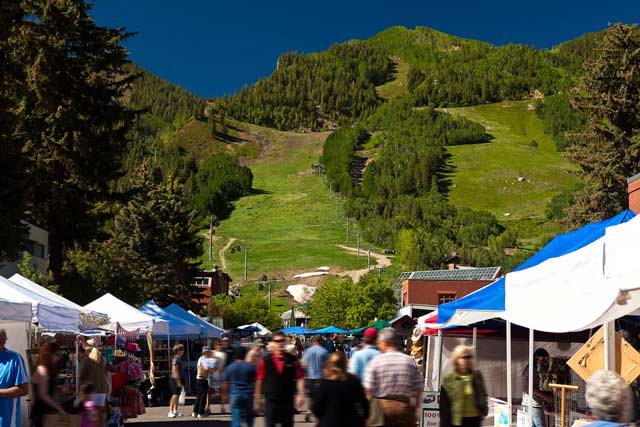 The Aspen Saturday market runs through October 8