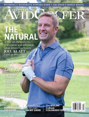 Joel Klatt on the July 2016 cover of Colorado AvidGolfer