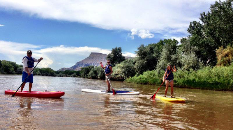 Paddleboarding Colorado River