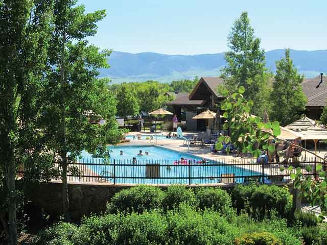The pool at the Powder Horn
