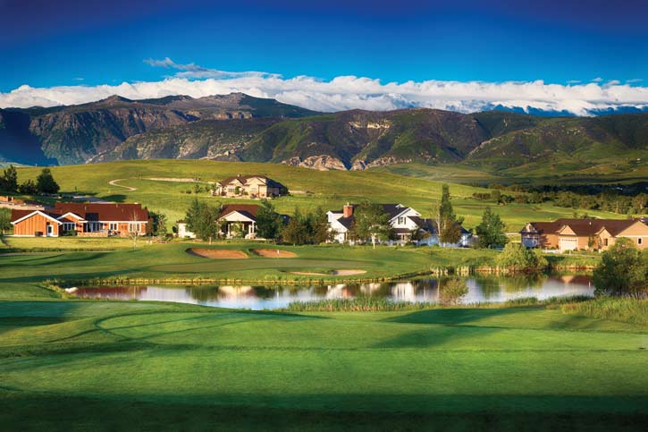 Powder Horn in Sheridan, Wyoming wows with the Big Horn Mountains in the background