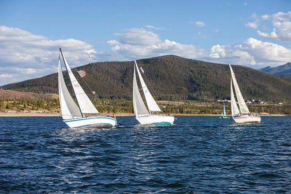 Sailboats on Lake Dillon