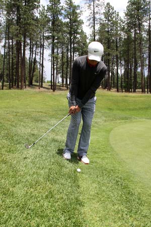Putting and chipping tips from the collar 
