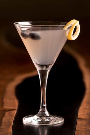 Elway's signature Blueberry Lemon Drop Martini