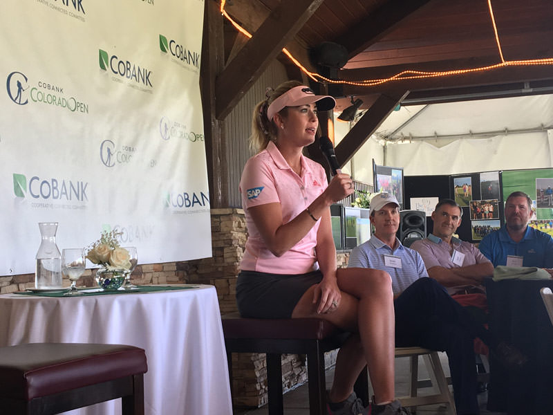 Paula Creamer quotes from speaking at Green Valley Ranch on Monday, August 29 at Green Valley Ranch