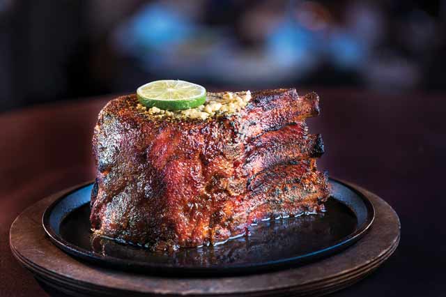 Pork chop from Perry's Steakhouse