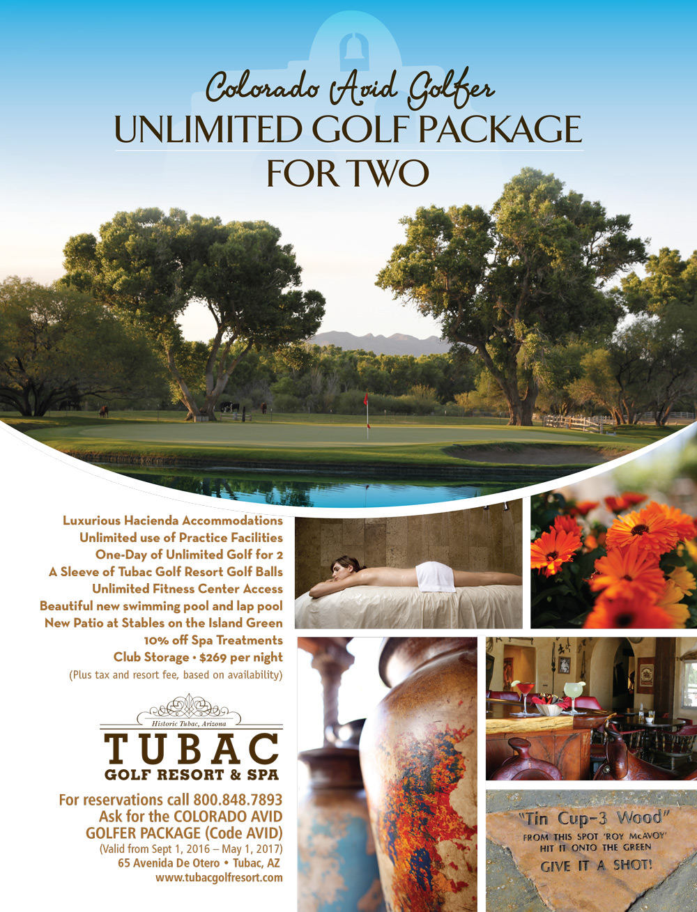 Misforståelse impuls Blandet Unlimited Golf Stay & Play at Tubac Golf Resort & Spa! - Colorado AvidGolfer