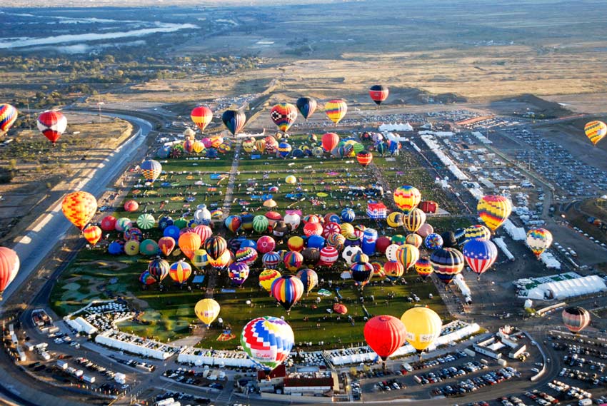 New Mexico Fall Hot Air Balloon festival