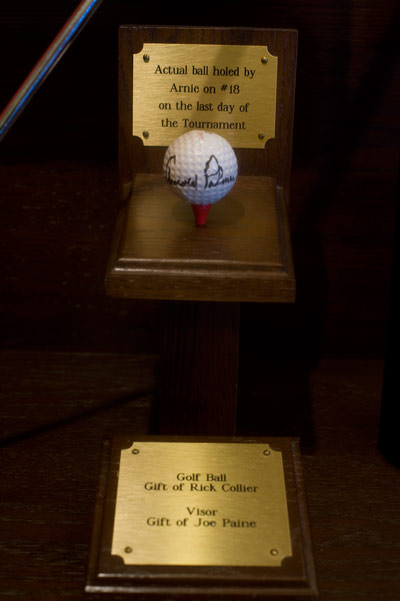 Arnold Palmer actual ball, 1960 US Open