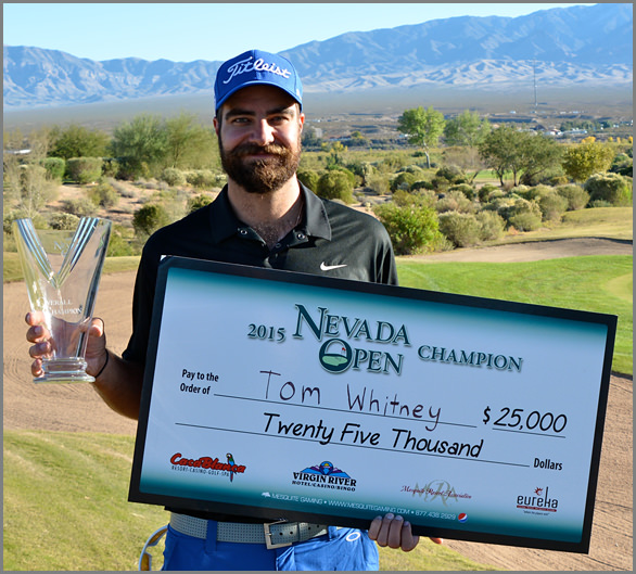 Tom Whitney, winner of the 2015 Nevada Open