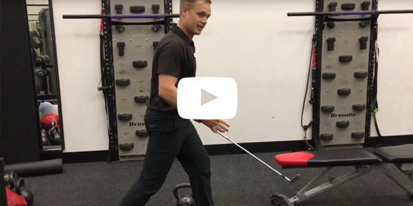 Lower body exercises for golfers