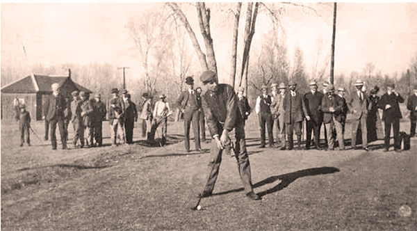 Harry Vardon at Overland