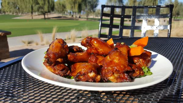 Ak-Chin Southern Dunes' smoked jumbo chicken wings in sweet chile sauce
