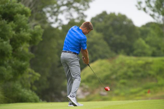 The Swing Coach releases the ball. 