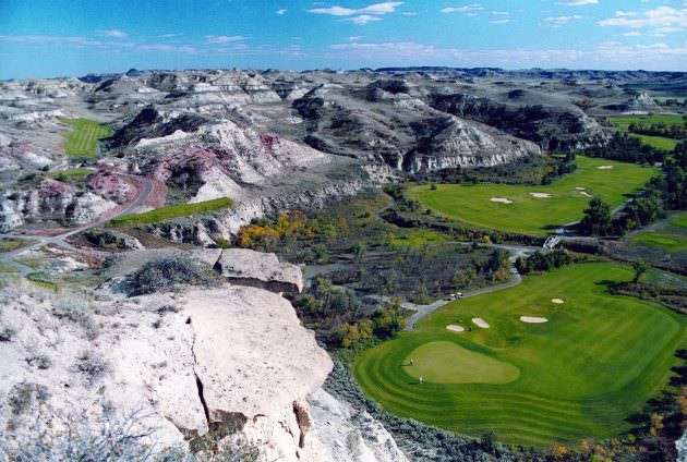 Bully Pulpit Golf Course in Medora