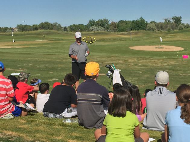 David Duval at First Tee event