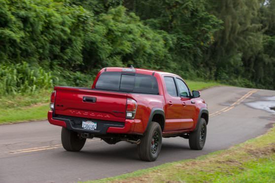 Red Toyota Tacoma