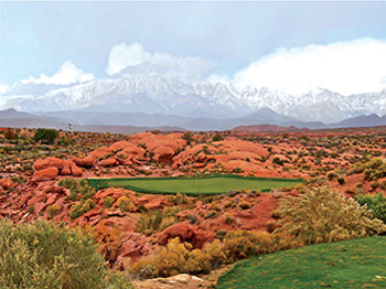 St. George Utah Red Rock Golf Trail Coral Canyon