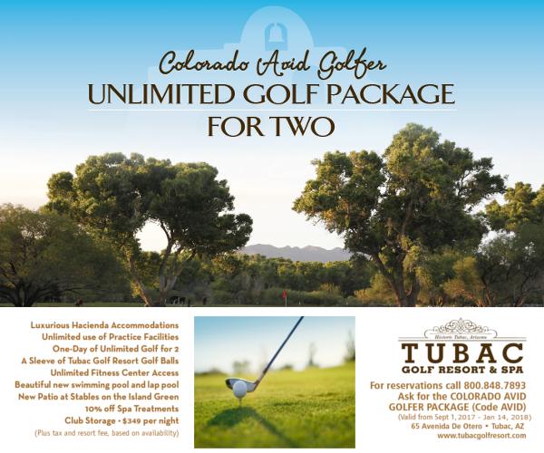 tubac golf package 2017-2018