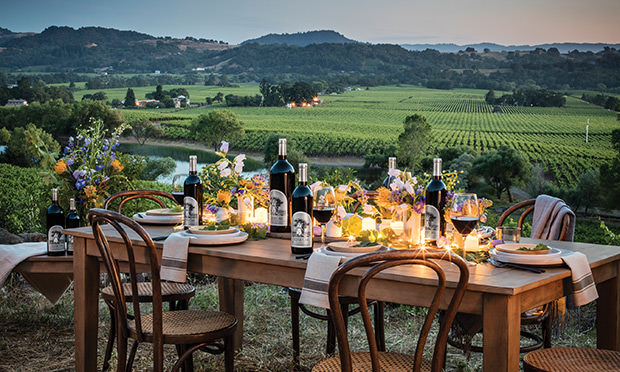 silver oak wine landscape