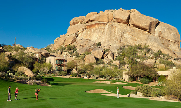 The 5th Green Approach at The Boulders Resort