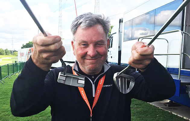Putter creator Guerin Rife with the new ER1.2 and ER7CS.