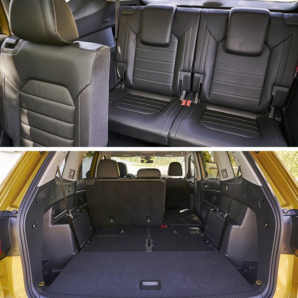 VW Atlas Interior Back and Trunk