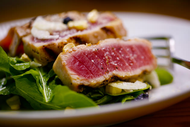 Blue Island Salmon Salad.