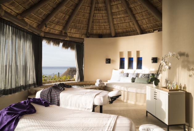 A massage area at the spa at Maravilla Los Cabos.