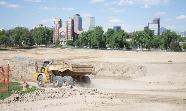 city park redesign construction