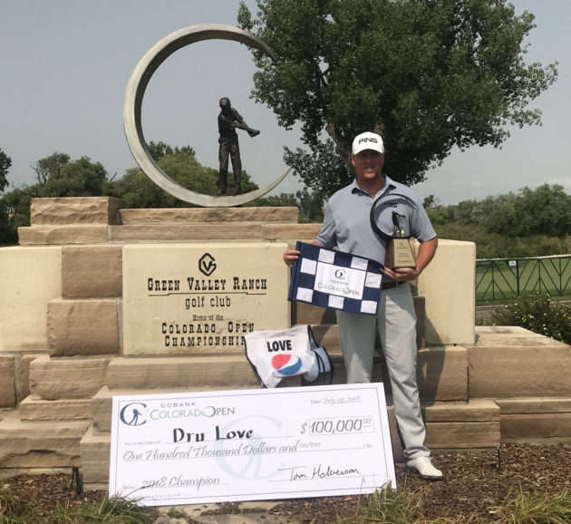 Davis Love IV, known as "Dru," wins CoBank Colorado Open