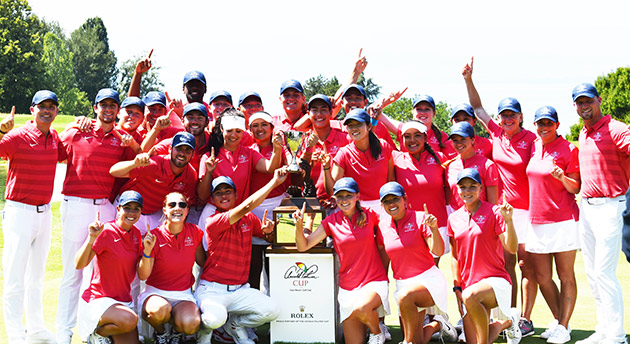 Winning 2018 Palmer Cup team