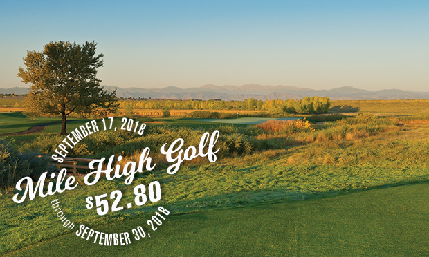 mile high golf at $52.80