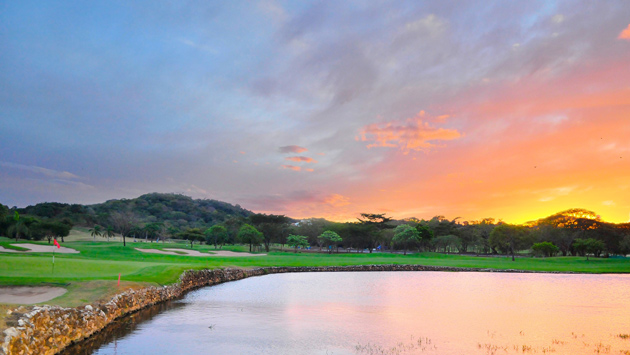 The finishing hole at Reserva Conchal.