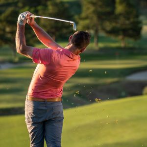 Increase iron distance and accuracy by following through