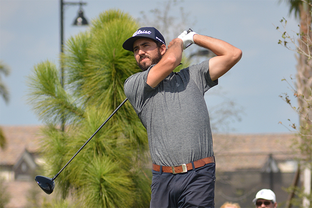 Mark Hubbard uses unique putting grip at The American Express