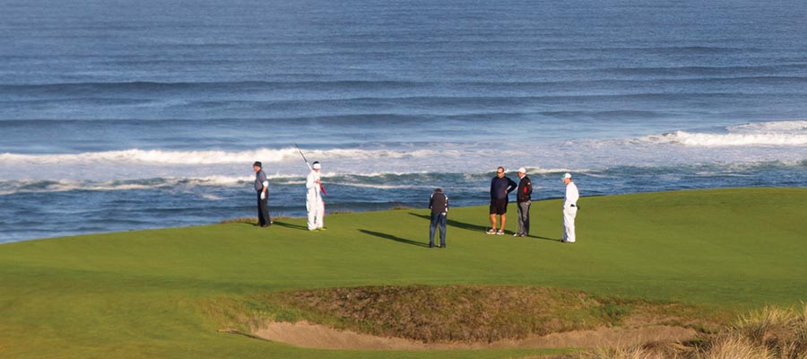 Bandon Dunes, walking the course