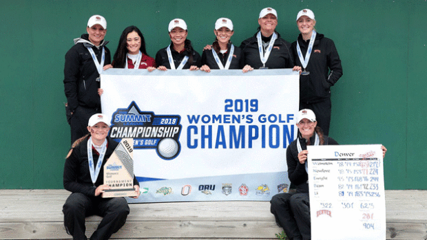 2019 Summit League Women's Golf Champion University of Denver