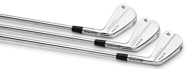 A few of the irons from Tiger's new design by TaylorMade Golf