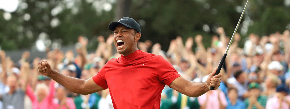 TIGER wins his fifth green jacket