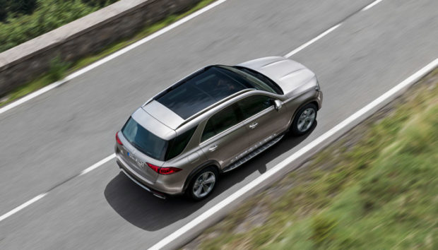 Mercedes GLE from above