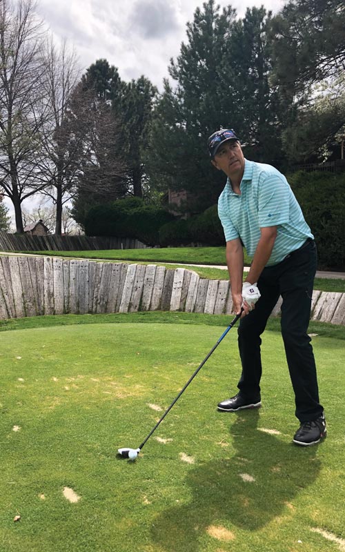 Colorado-based golf professional Shane Bertsch