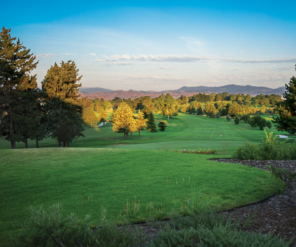 Willis Case Golf Course at dusk