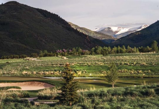 Nestled in the Rocky Mountains near Eagle, Vail.