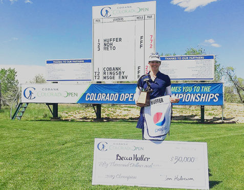 Becca Huffer, 2019 CoBank Colorado Women's Open champion