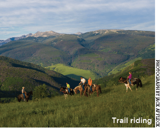 Trail Riding at The Club at Cordillera - Vail Valley